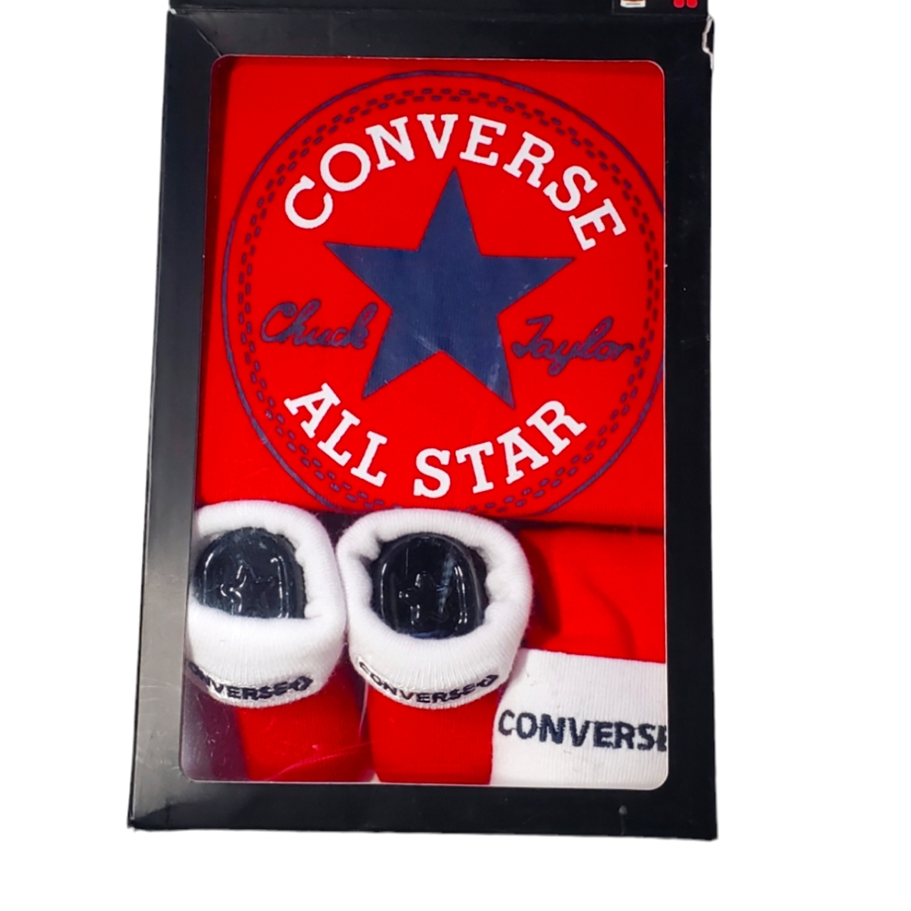 Infant Converse Bodysuit Set